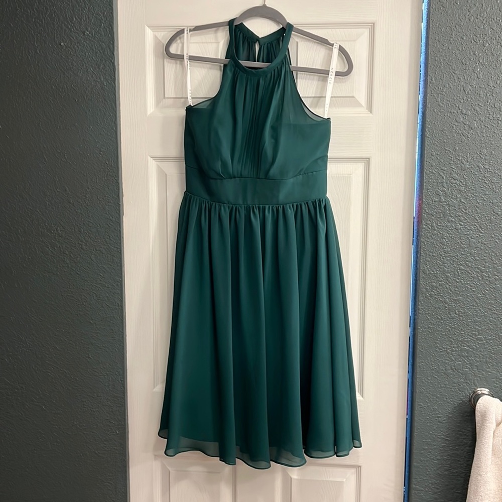 Formal dress hunter green